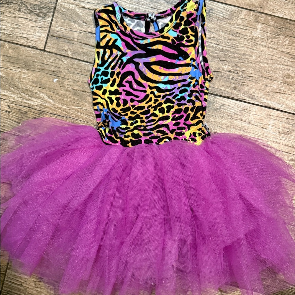 Bums and roses  Animal Print Kids tutu Dress